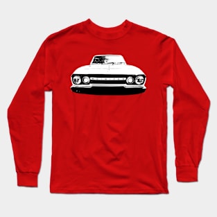 Reliant Scimitar 1970s British classic car monoblock black and white Long Sleeve T-Shirt